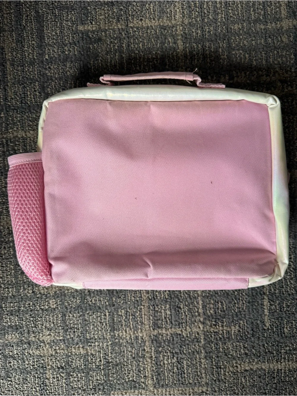 Rainbow Sugar Sequin Iridescent Insulated Lunch Bag School Cooler Pink Girls O/S